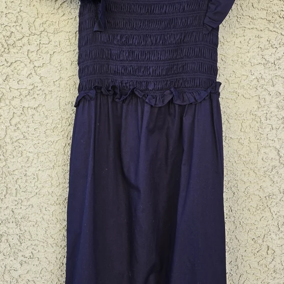 Sea New York Gladys Navy Smocked Maxi Dress - Picture 5 of 14